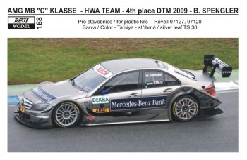 Decal - Mercedes C-Class DTM 2009 "MBB"